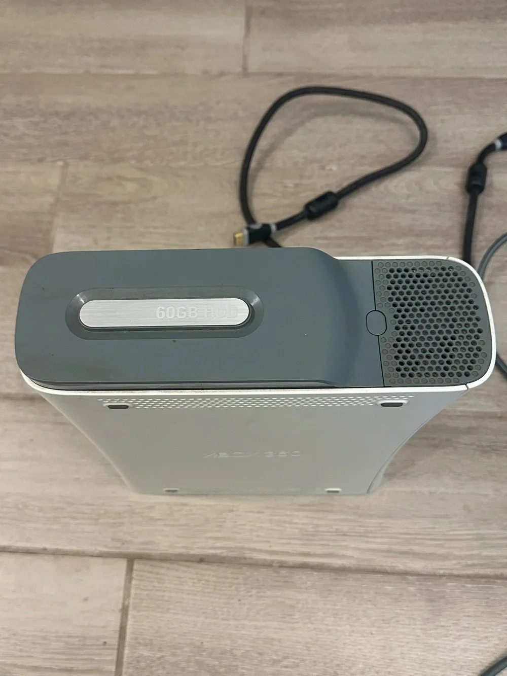 VTG Microsoft Xbox 360 Console w/ Extra Hard Drive & Transfer Cable